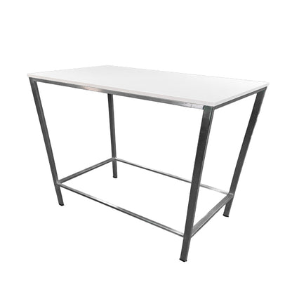 Stehtisch / Hochtisch "Industrial" - 120 x 60 cm - weiss