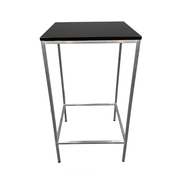 Stehtisch "Industrial" - 60 cm x 60 cm - schwarz