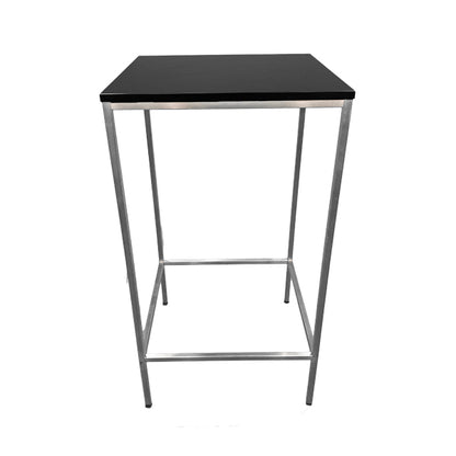 Stehtisch "Industrial" - 60 cm x 60 cm - schwarz