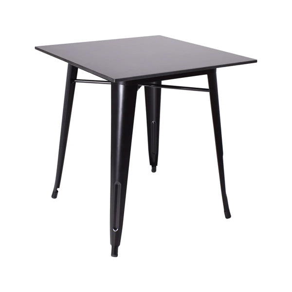 Bistrotisch "Alex" - 70 x 70 cm - schwarz