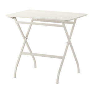 Tisch klappbar - 80 x 62 cm - weiß