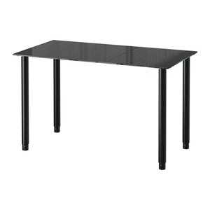Tisch - 99 x 52 cm - schwarz glas