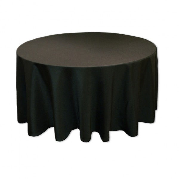 Tischdecke schwarz - Ø 270 cm