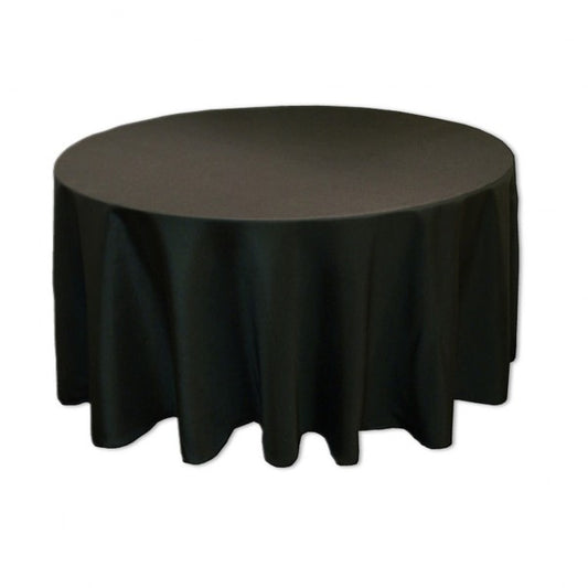 Tischdecke schwarz - Ø 180 cm