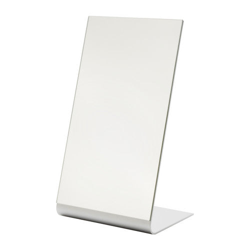 Tischspiegel grau - B 22 x H 39 cm
