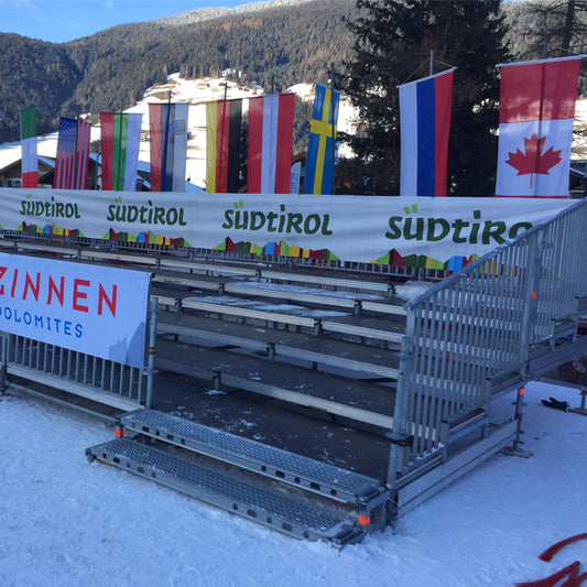 Layher Stehplatz Tribüne - verschiedene Varianten