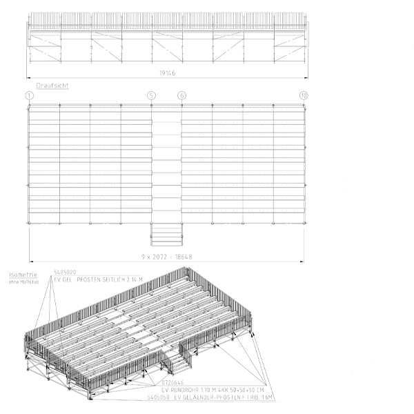 Layher Sitzplatz Tribüne - verschiedene Varianten