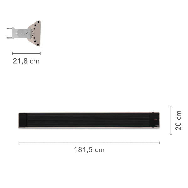 Heizgerät elektrisch - Infrarot Dunkelstrahler Trotec IRD 1800 | beige - 1.800 W