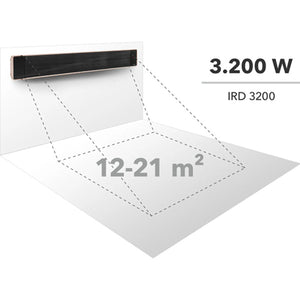 Heizgerät elektrisch - Infrarot Dunkelstrahler Trotec IRD 3200 | beige - 3.200 W