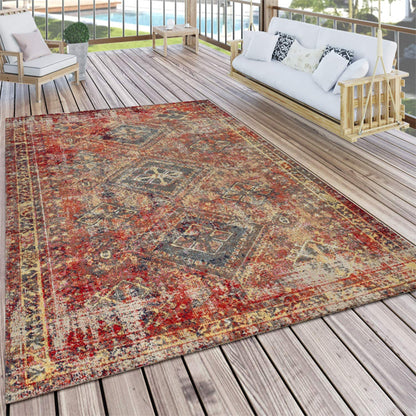 Vintage Teppich - 200 x 280 cm - orientalisch rot