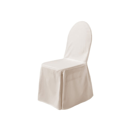 Stuhlhussen mit Schleife - creme