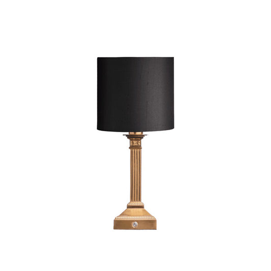 Tischlampe - FREYA "raven dupion silk"