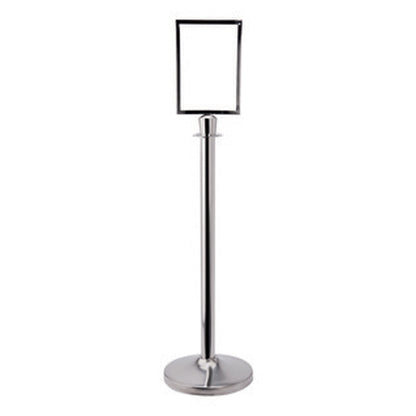 Info Tafel A4 für Absperrständer Classic Chrom