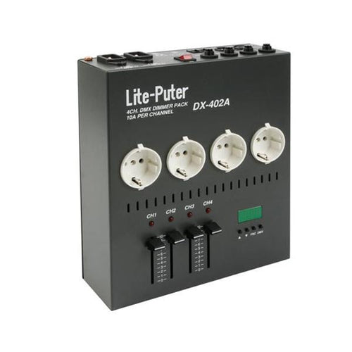 Dimmer Pack - Lite Puter DX-402 - 4 x 2000 Watt - manuell