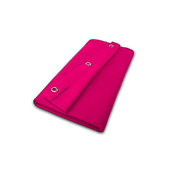 Vorhang Samt / pink - B 330 x H 400 cm