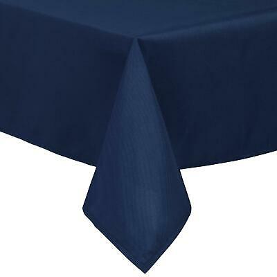 Tischdecke Damast marineblau - 326 x 245 cm