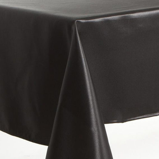 Tischdecke - Satin CS schwarz - 180 x 180 cm